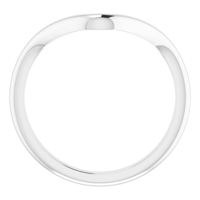 14k White 12 X 6 Mm Marquise Band