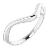 14K White 10 x 5 mm Marquise Band