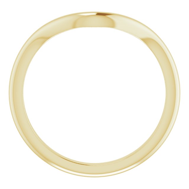 14K Yellow 8 x 4 mm Marquise Band
