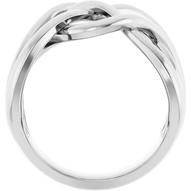 Sterling Silver Criss-cross Ring