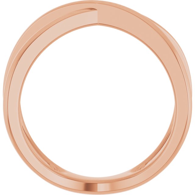 14k Rose Criss-cross Ring