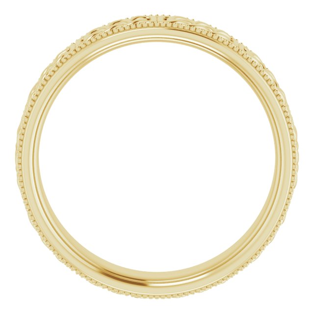 14K Yellow 6 mm Celtic-Inspired Band Size 11.5