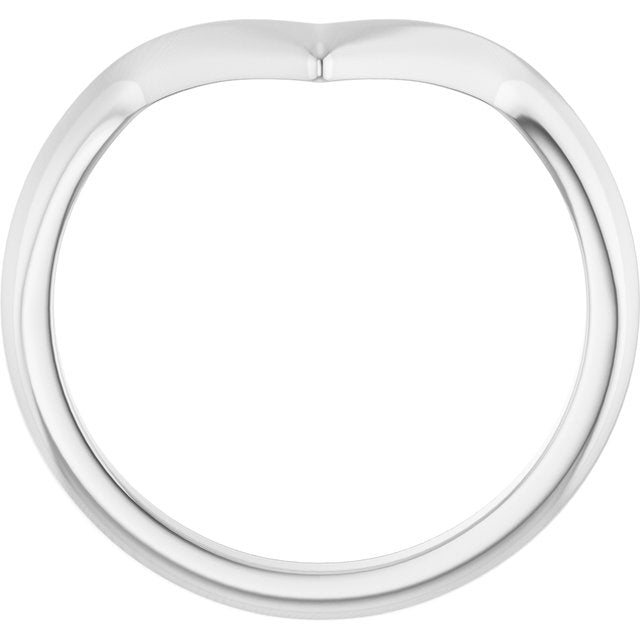 14k White Matching Band