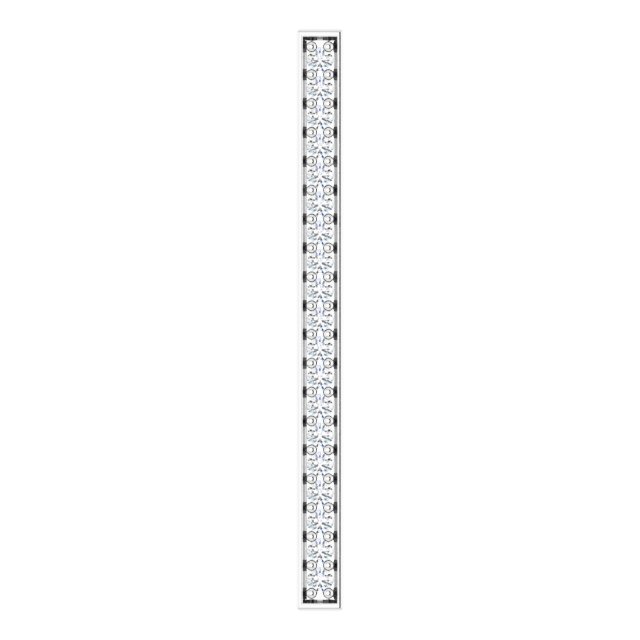 14k White 1/5 Ctw Natural Diamond Vertical Bar Pendant
