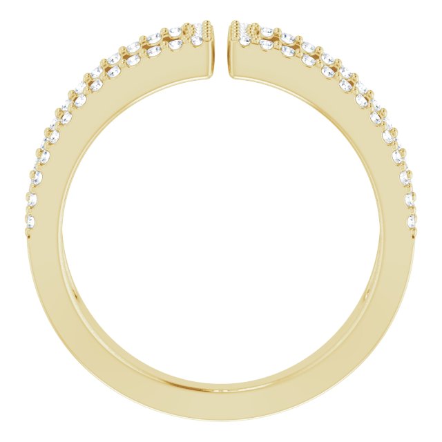 14k Yellow 1/3 Ctw Natural Diamond Ring