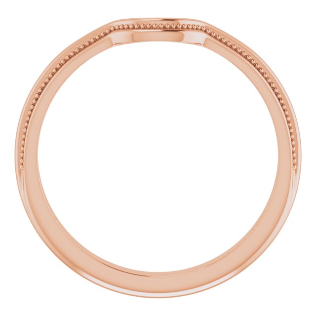 14K Rose Matching Band