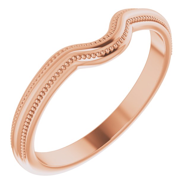 14K Rose Matching Band
