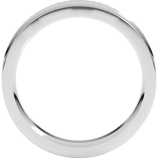 Sterling Silver 5 mm Concave Comfort Fit Band Size 11