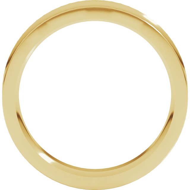 14k Yellow 5 Mm Comfort-fit Concave Band Size 11