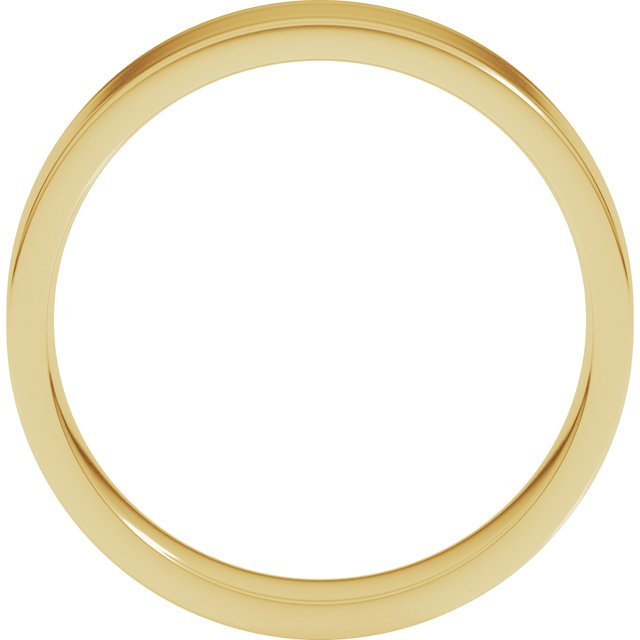 18k Yellow 5 Mm Lightweight Comfort-fit Flat Band Size 11