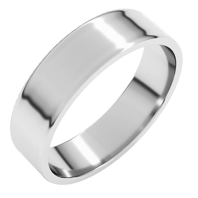 Sterling Silver 5 mm Flat Ultra-Light Band Size 7