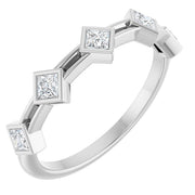 14K White 1/3 CTW Lab-Grown Diamond Anniversary Band