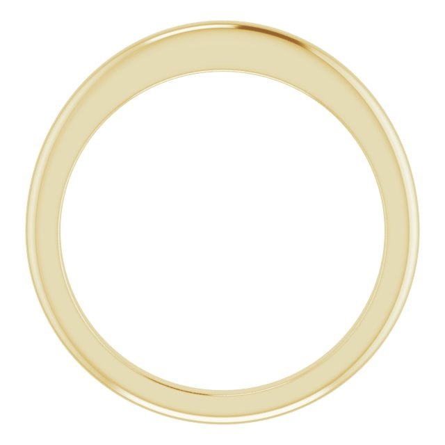 14K Yellow Band for 5.8 mm Round Ring