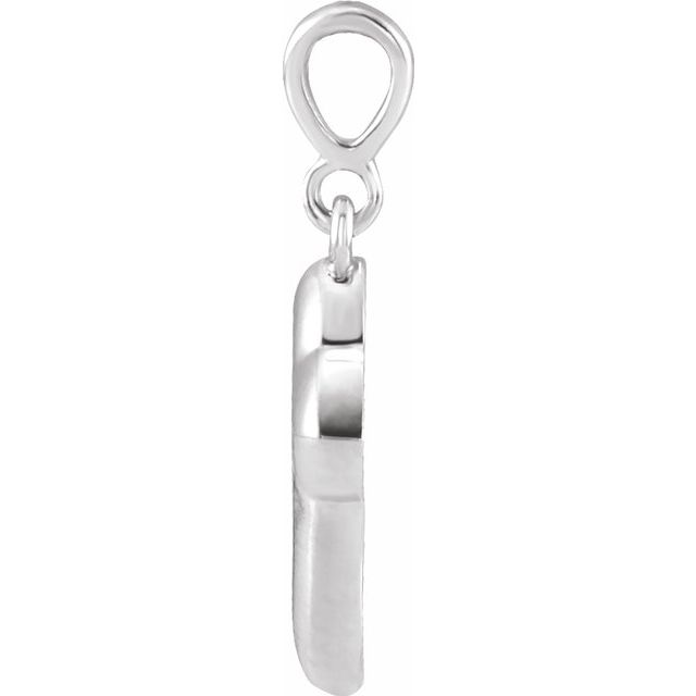Sterling Silver Petite Open Cross Pendant