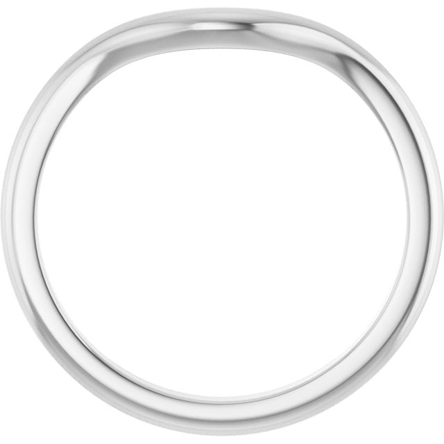 14k White Matching Band