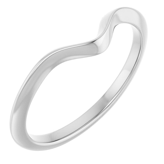 14k White Matching Band