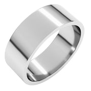 14k White 7 Mm Flat Band Size 11