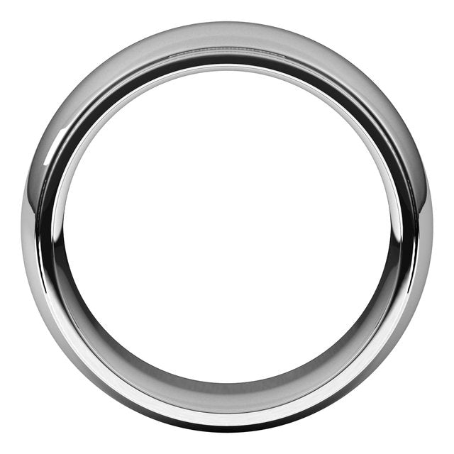 Sterling Silver 9 mm Milgrain Half Round Comfort Fit Edge Band Size 5