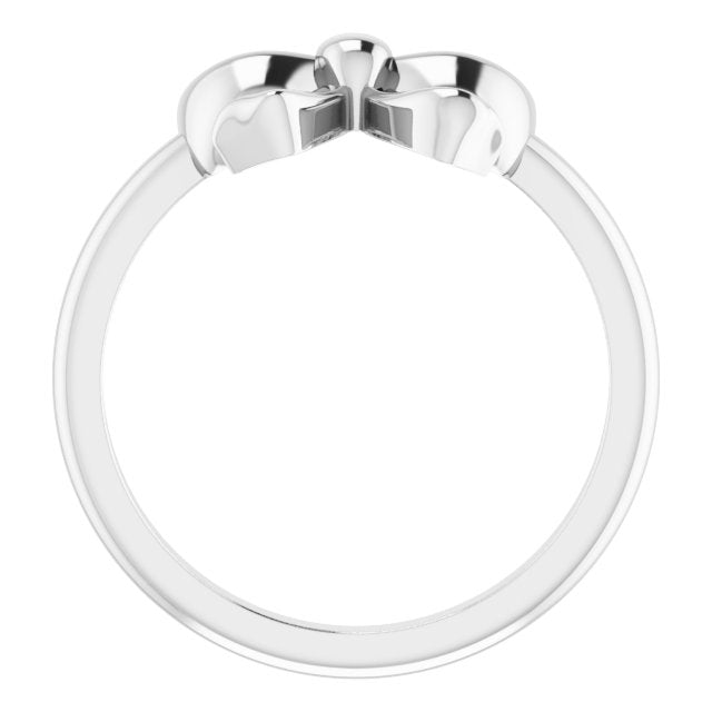 Sterling Silver Bow Ring