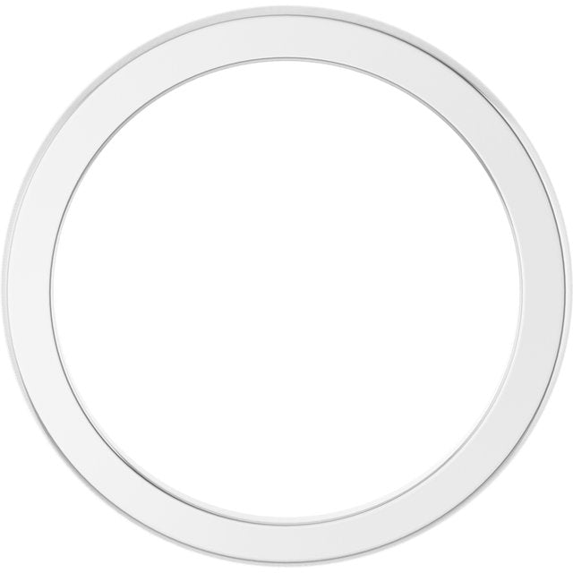 14K White Matching Band