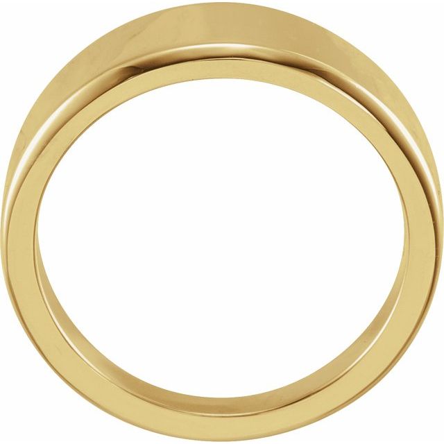 14K Yellow Tapered Stackable Ring