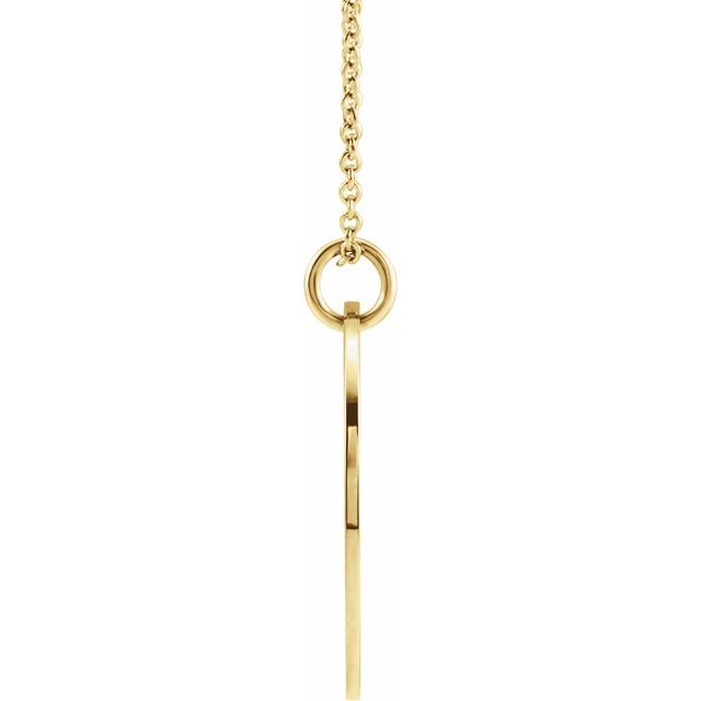 14K Yellow 20 mm Tree 16-18' Necklace