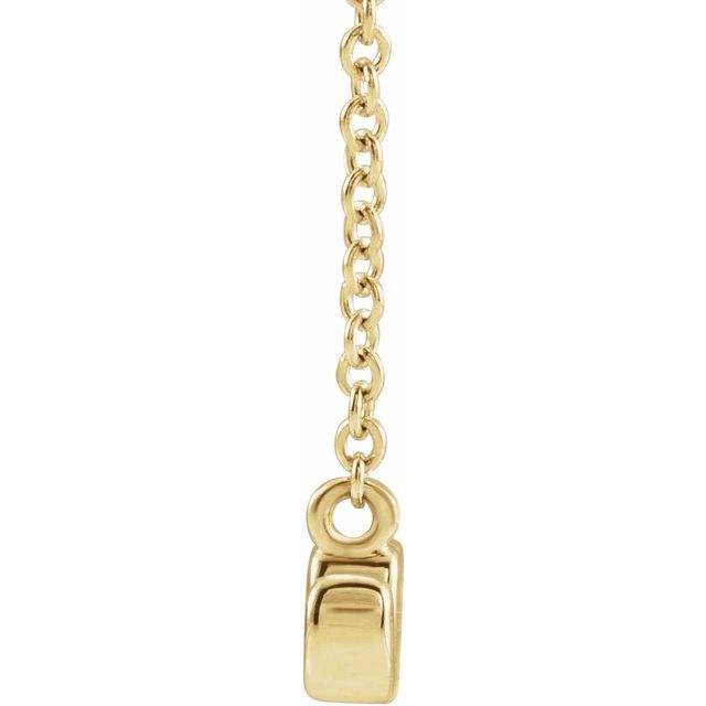 14K Yellow Petite Mom Script 18' Necklace