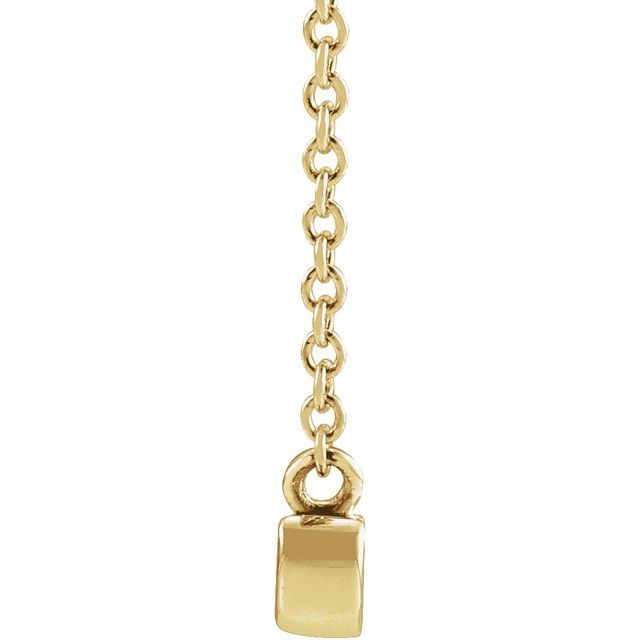 14K Yellow Petite Mama Script 18' Necklace