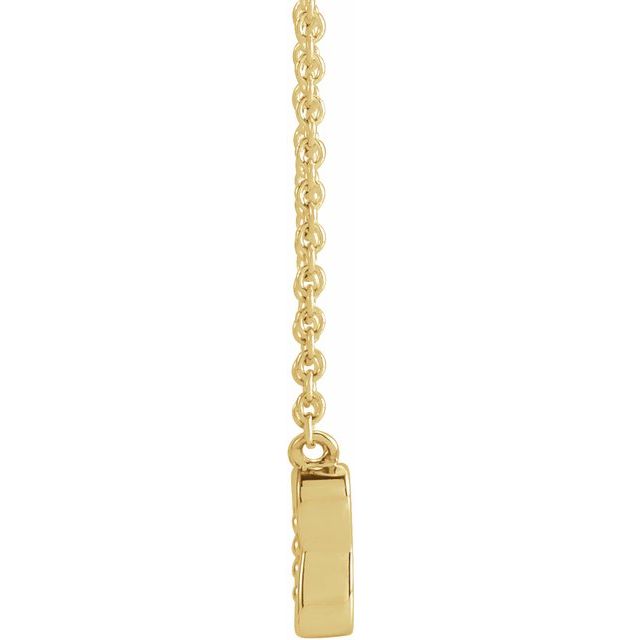 14K Yellow .025 CTW Natural Diamond Butterfly 18' Necklace