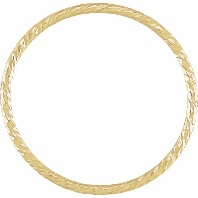 14K Yellow Stackable Ring Size 6