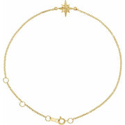 14K Yellow Star 6 1/2-7 1/2' Bracelet