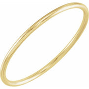 14K Yellow Stackable Ring Size 5