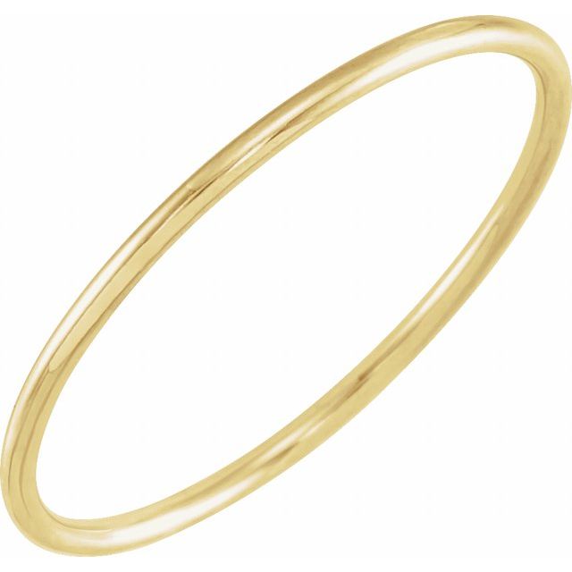 14K Yellow Stackable Ring Size 7