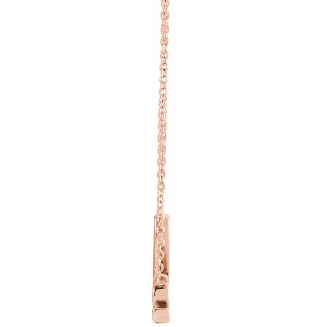 14K Rose Love 18' Necklace