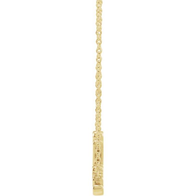 14K Yellow Believe 18' Necklace