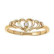 Diamond Fashion Heart Rings
