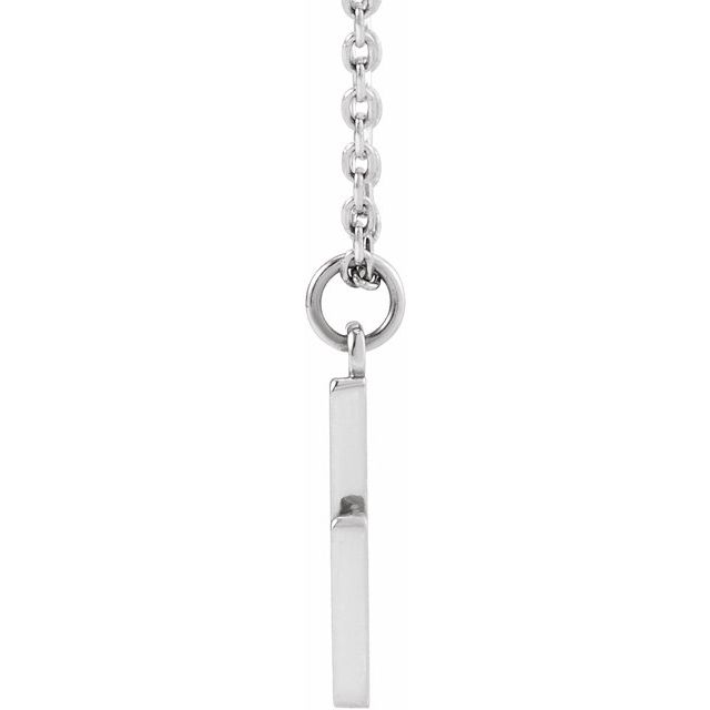 Sterling Silver Lightning Bolt 16-18' Necklace