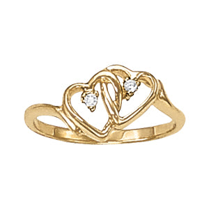 Diamond Fashion Heart Rings