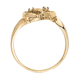 Diamond Fashion Heart Rings