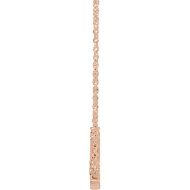 14K Rose Believe 18' Necklace