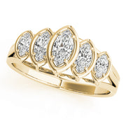 Wedding Bands Fancy Shape Marquise
