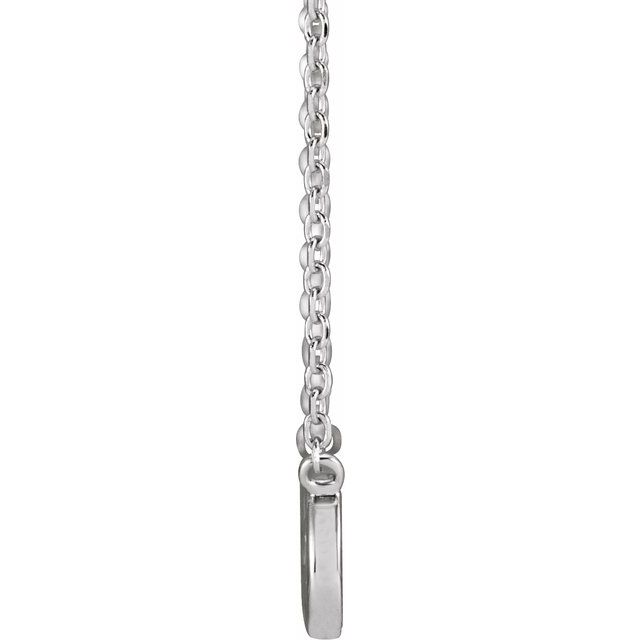 Sterling Silver Faith Infinity 18' Necklace