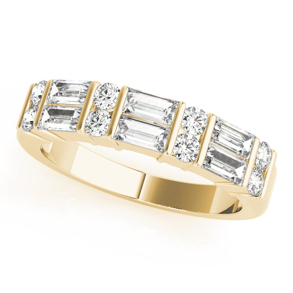 Wedding Bands Fancy Shape Baguette