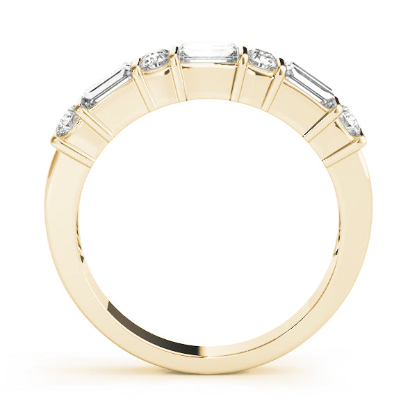 Wedding Bands Fancy Shape Baguette