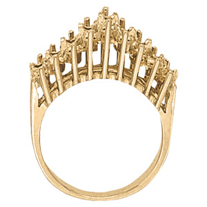 Diamond Fashion Pyramid Rings
