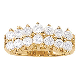 Diamond Fashion Pyramid Rings