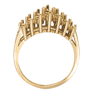 Diamond Fashion Pyramid Rings
