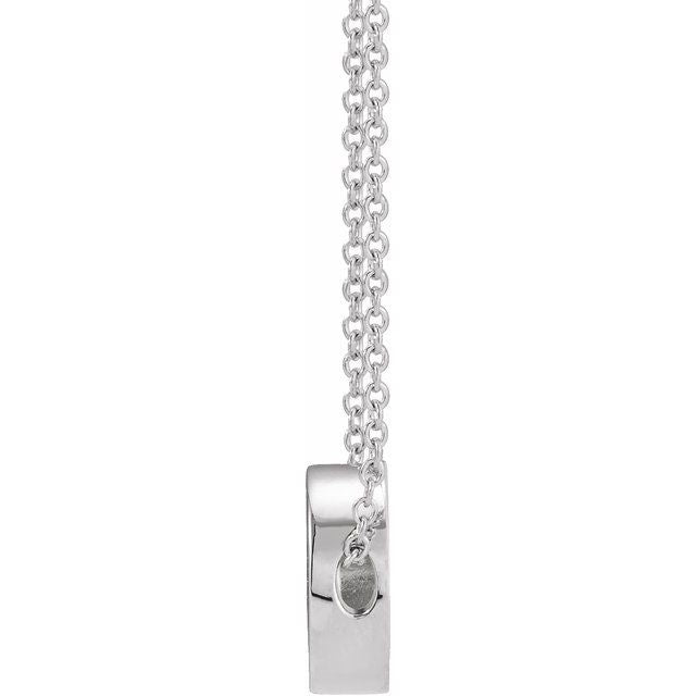 14K White Natural Alexandrite 16-18' Necklace