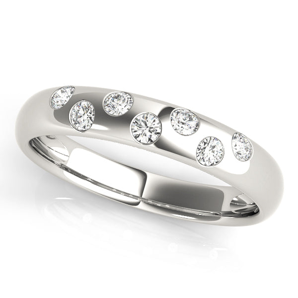 Wedding Bands Bezel Set