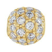 14K Yellow  3 mm 1/8 CTW Natural Diamond Ball Pendant